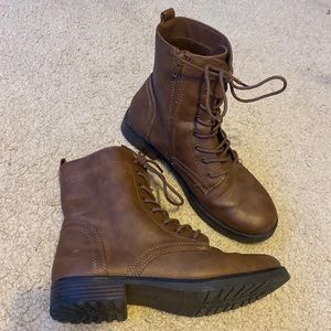 Women’s Brown Combat Boots